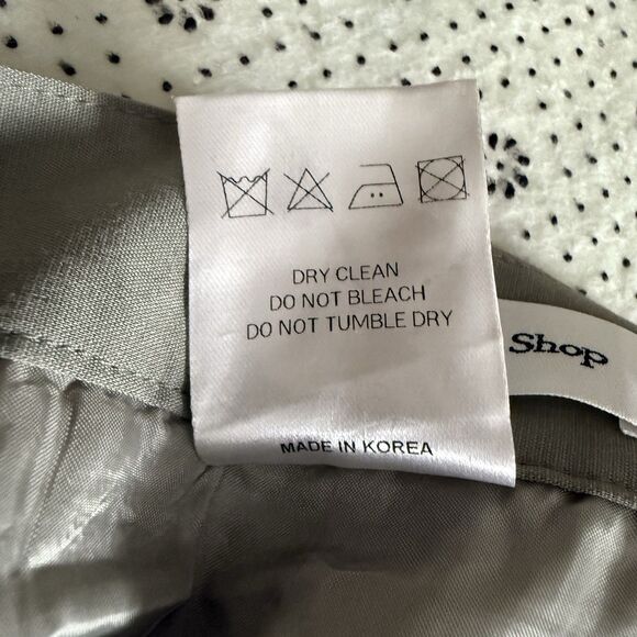 The Frankie Shop Maxi Skirt Olive Women S High Waisted Side Back Slits Pockets - Picture 13 of 16